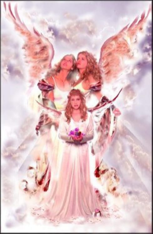 Free download and print of vintage angel and fairy pictures – classic fantasy art ideal for wall decor, gifts, crafts, and spiritual inspiration.