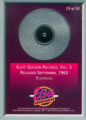 The Elvis Collection Trading Cards 19b